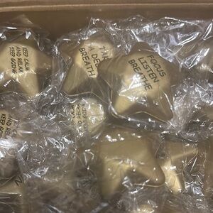 Gold Star Stress Balls